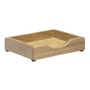 Executive Wooden Solid Wood Memo Pad Holder