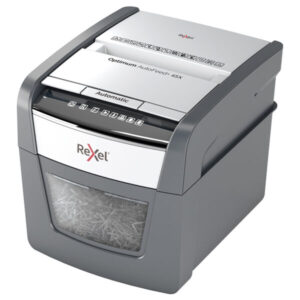 Rexel Optimum AutoFeed+ 45X Automatic Cross Cut Paper Shredder P4